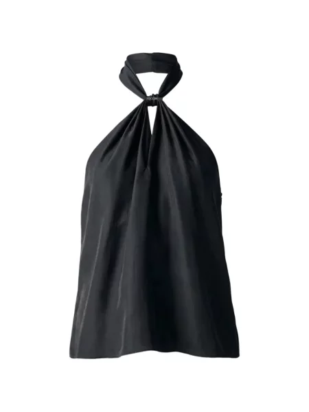 Bluză Toccin cu gât halter negru