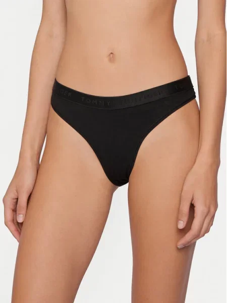Tommy Hilfiger Chilot tanga negru