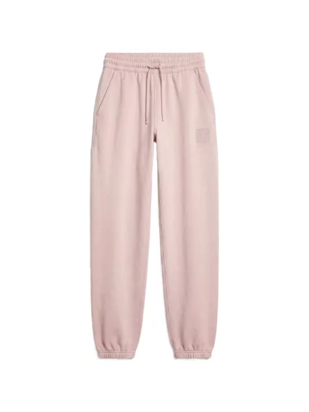 Pantaloni Calvin Klein cu broderie alergare cu cordon roz