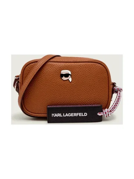 Geanta crossbody Karl Lagerfeld maro