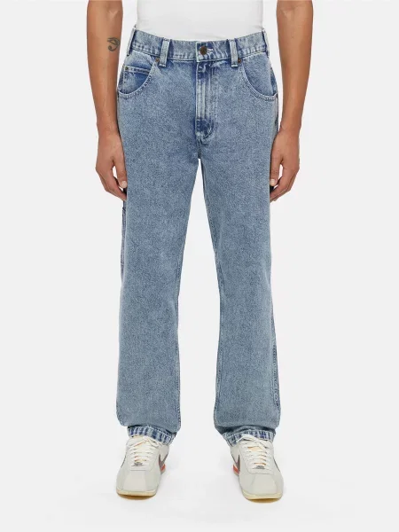 Dickies Прямі джинси блакитний