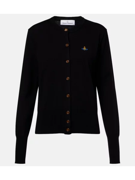Cardigan Vivienne Westwood din cașmir negru