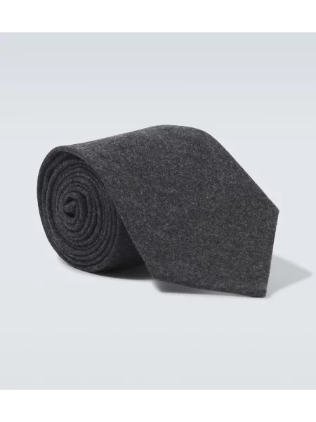 Volnena kravata Thom Sweeney siva