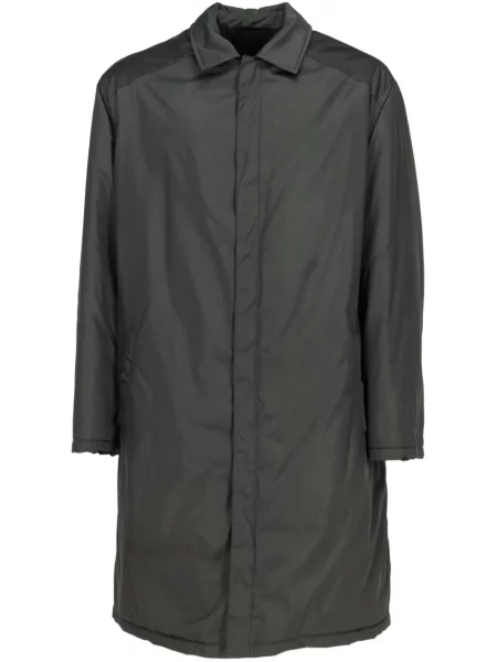 Jednořadý pláštěnka Prada Pre-owned šedý