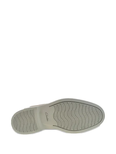 Кожени лоуфъри Clarks Originals с връзки кафяво