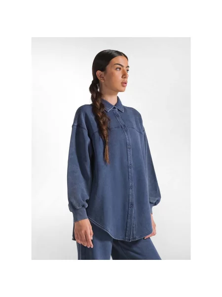 Cămașă Deha din fleece albastru