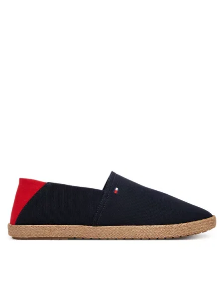 Tommy Hilfiger Espadrile Core Hilfiger Espadrille Textile Mornarsko modra rdeča