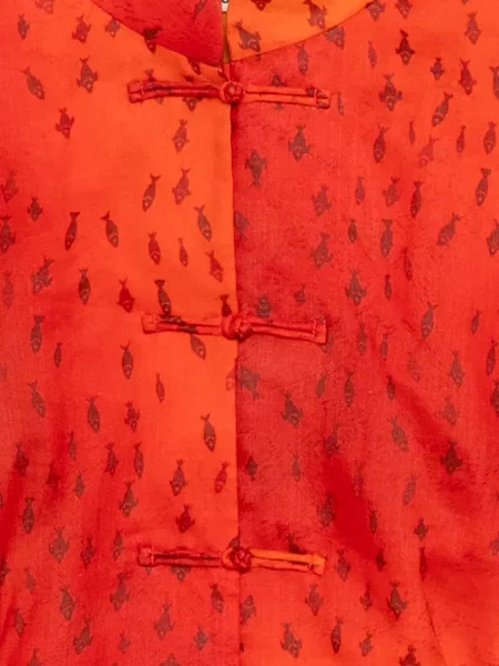 Top Samuel Gui Yang z nadrukiem czerwony