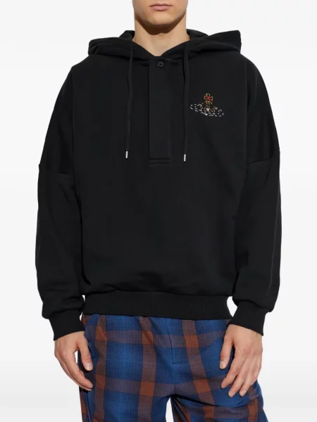 Hanorac cu glugă Vivienne Westwood negru
