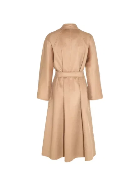 Cu centură palton Max Mara cu rever