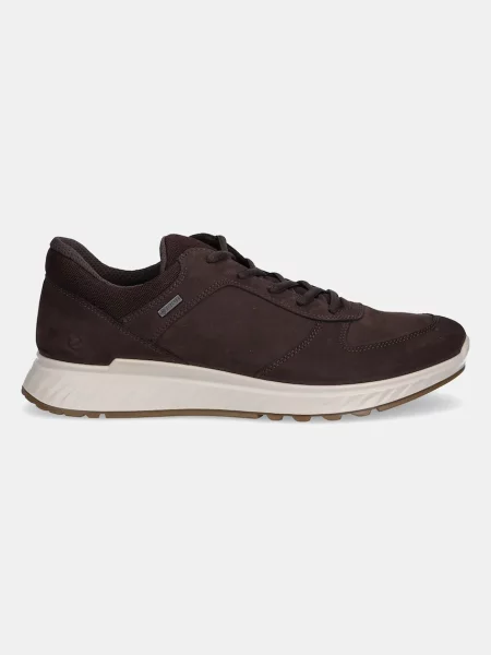 Ecco Nubukové tenisky Exostride Low Gtx hnedá