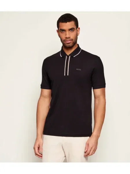 BOSS GREEN Polo Philix GOC | negru