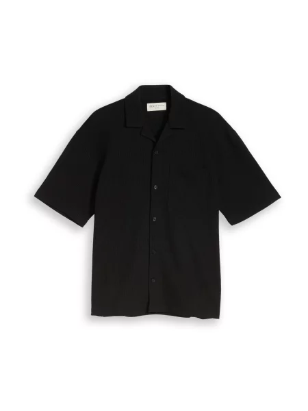 TOM TAILOR DENIM Cămașă negru