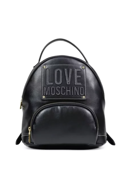 Hátizsák Love Moschino autogrammal fekete