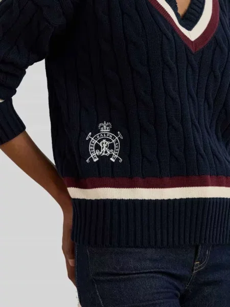 Ralph Lauren Swetry Kobieta L Tedurph Long Sleeve Pullover Lauren Ralph Lauren niebieski