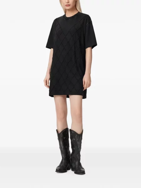Mini ruha Allsaints fekete