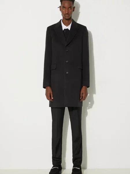 Paul Smith palton de lana marin de tranzitie albastru