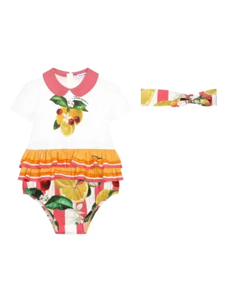 Body dziecięcy Dolce And Gabbana biały