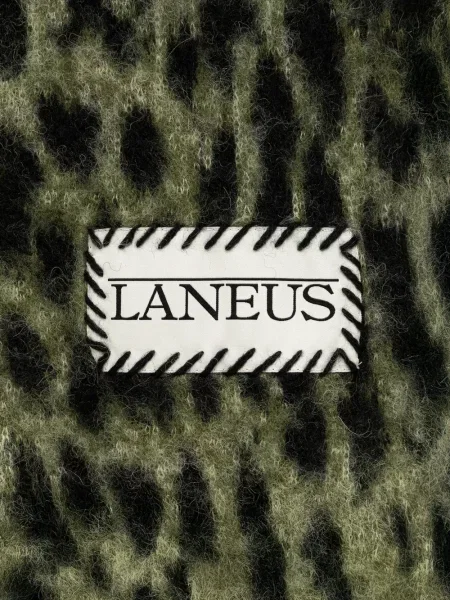 Fular Laneus cu model leopard verde