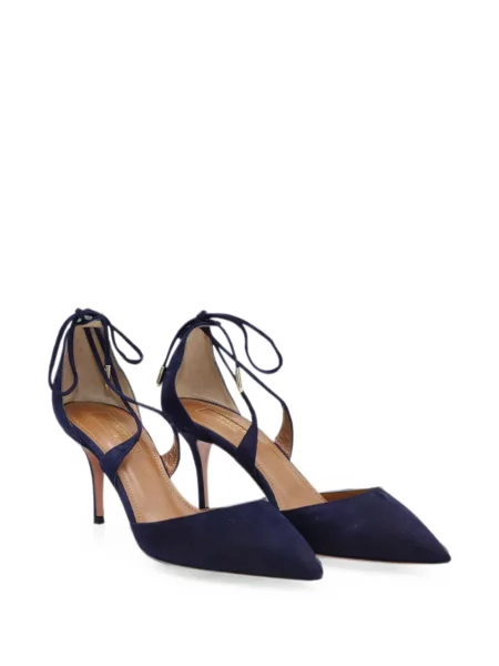 Pantofi cu toc Aquazzura albastru