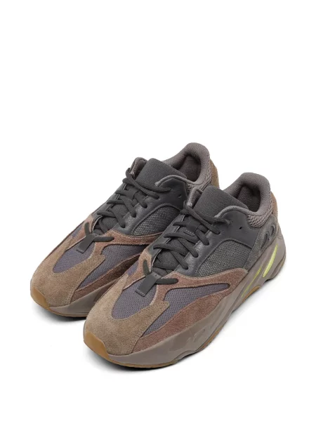 Sneakers Adidas Yeezy με κορδόνια σουέντ γκρι