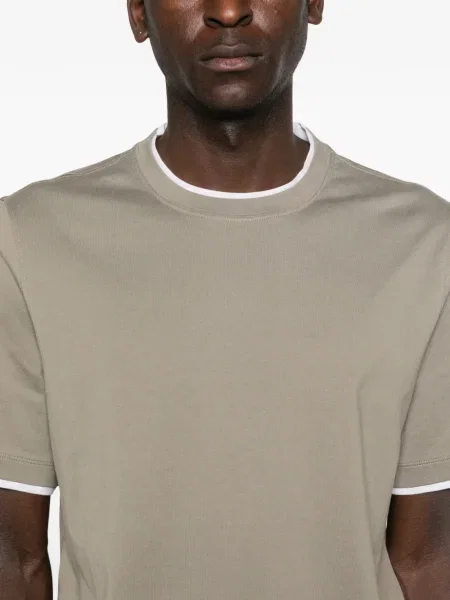 Tricou Brunello Cucinelli verde