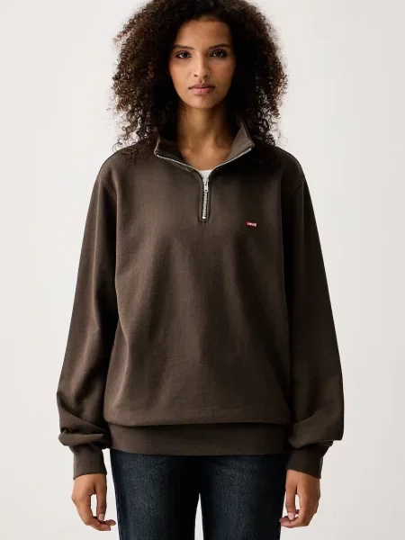 Levi's bluza LSE_ORIGINAL HM ZIP brązowa