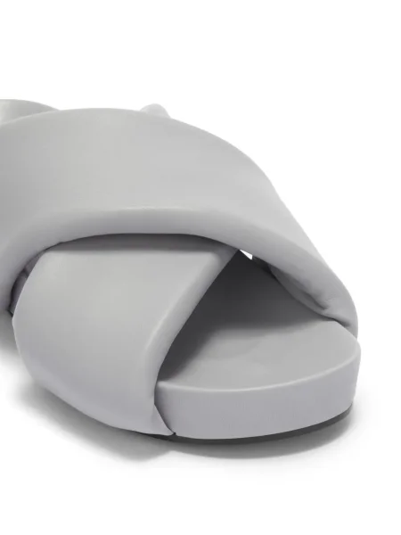 Sandale Jil Sander din piele gri