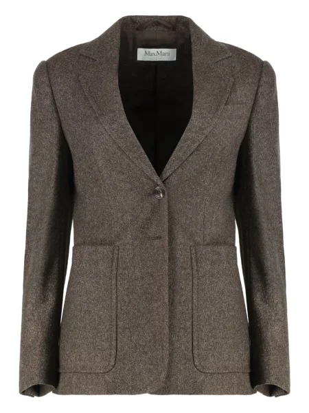 Geacă Max Mara din tweed maro