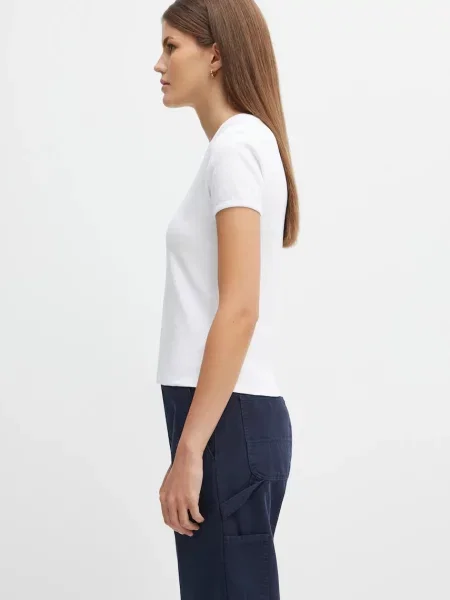 Coperni t-shirt Crystal Logo biały