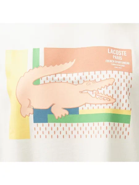 Lacoste футболка біла