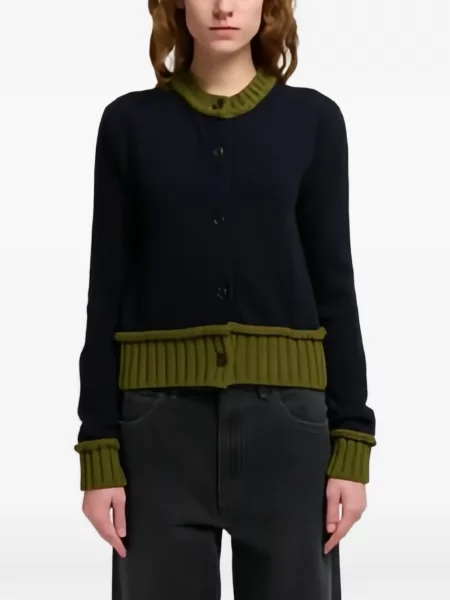 Decupat cardigan Marni albastru