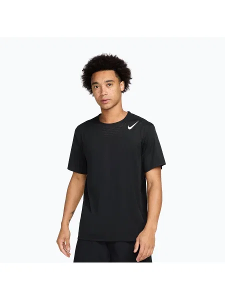 Tricou de alergare pentru bărbați Nike AeroSwift Dri-Fit ADV black/summit white alb