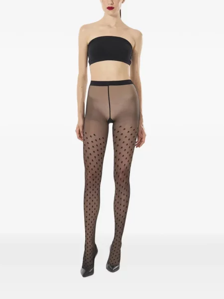 Dresuri Wolford cu model floral negru