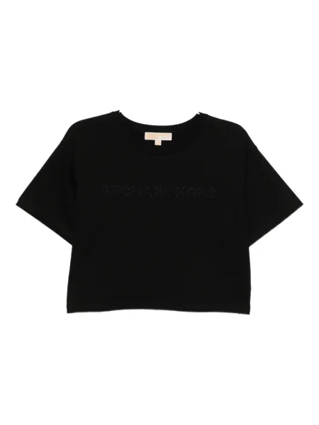 Tricou Michael Kors cu broderie negru
