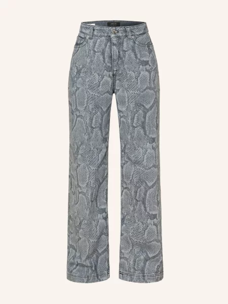 Marc Cain Džíny S Širokými Nohavicemi Wigan blue denim modré