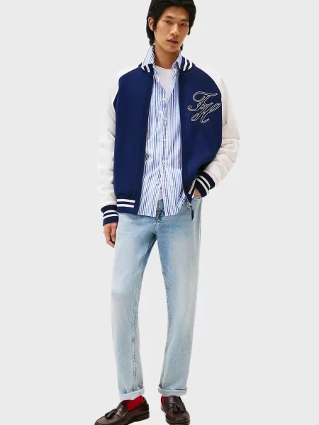 Трикотажний бомбер Tommy Hilfiger синій