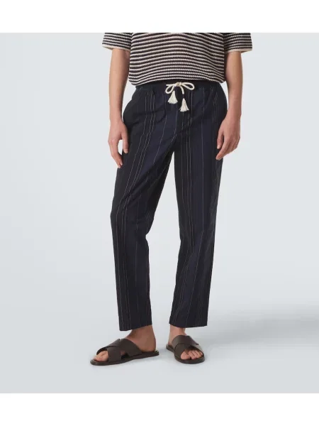 Pantaloni Orlebar Brown albastru