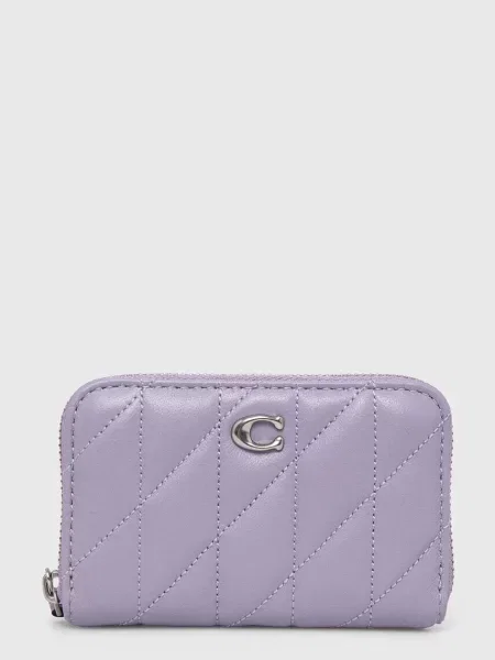 Coach portofel de piele femei violet