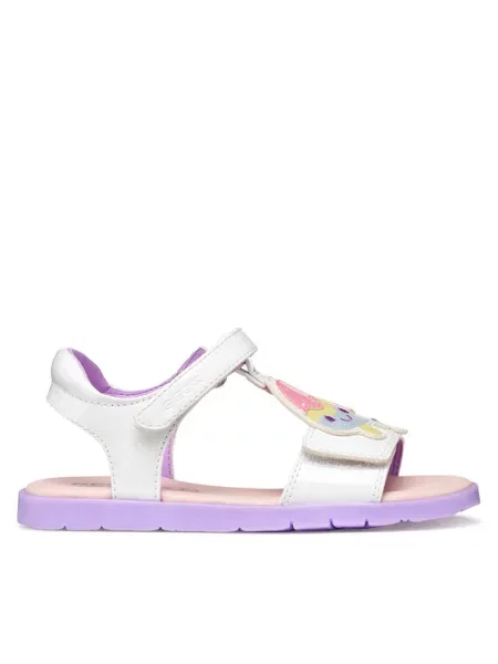 Sandále Geox J Sandal Joyfoot Gir S biela
