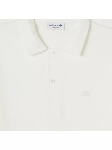 Классическое поло Lacoste белое