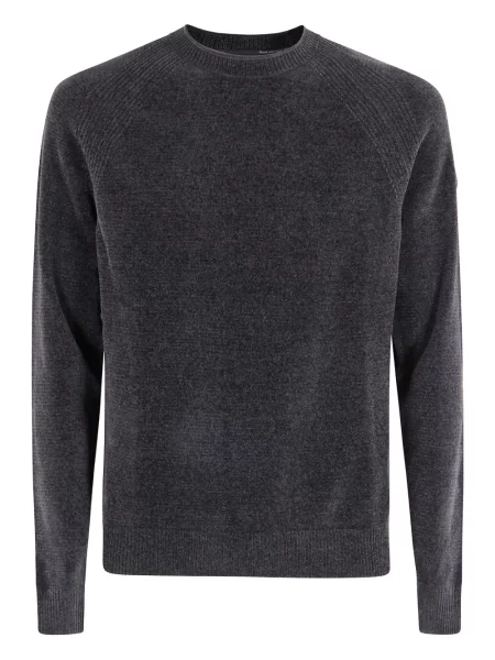 Pulover Rrd cu decolteu rotund gri