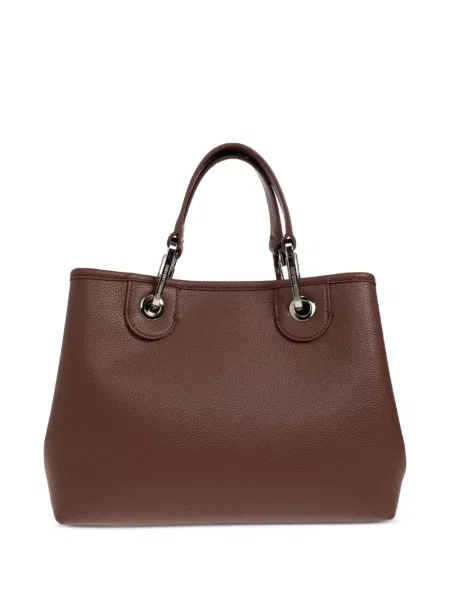 Shopper táska Emporio Armani nyomtatás barna