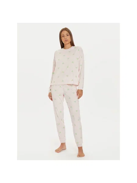 United Colors Of Benetton Піжама Regular Fit рожевий