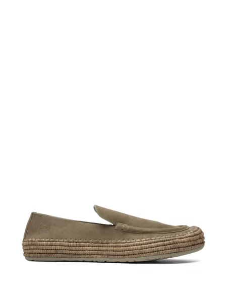 Espadrile Loewe cu broderie gri