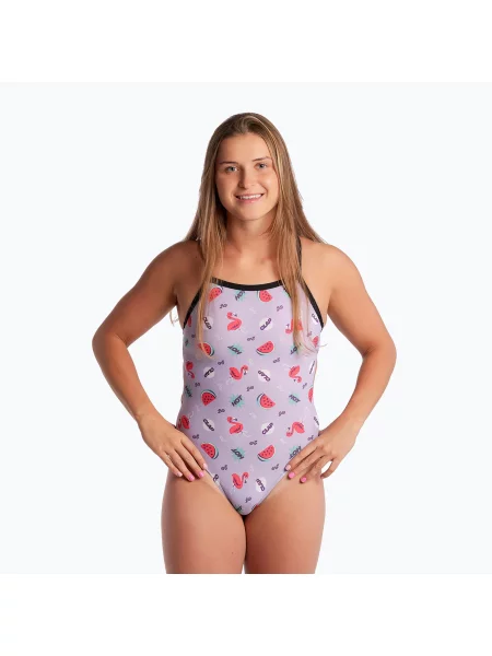 Costum de baie întreg pentru femei Clap Dwuwarstwowy flaming