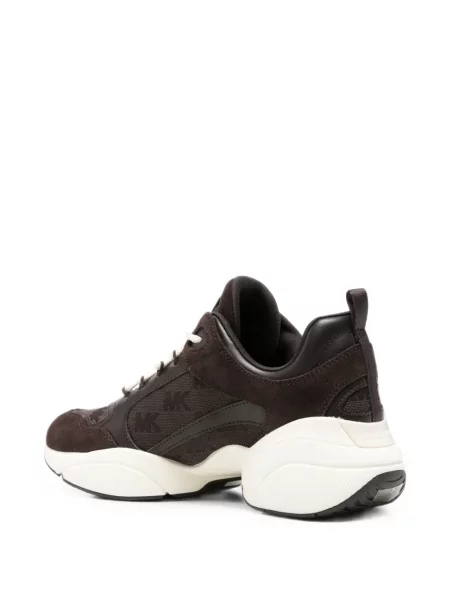 Sneakerși Michael Kors cu imagine maro