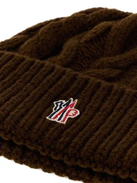 Căciulă Moncler Grenoble tricotate maro