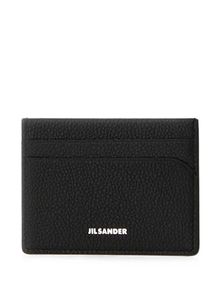 Portofel Jil Sander din piele negru