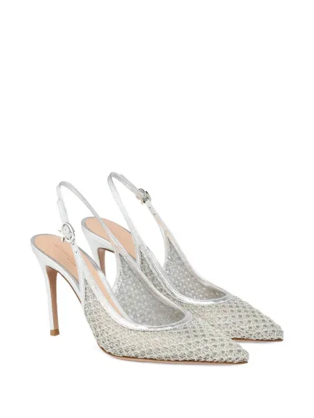Pantofi cu toc Gianvito Rossi gri